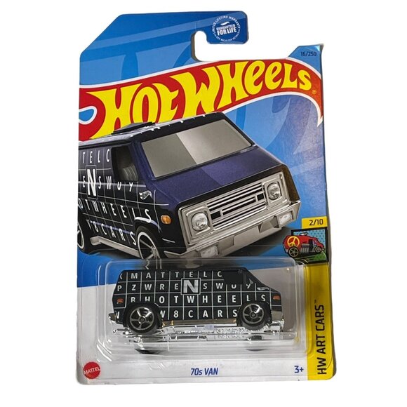 Hot Wheels '70s Van Art Cars Graffiti Deco 2/10 Diecast Car 1:64 - Picture 1 of 7
